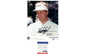 Stuart Appleby Signed 12 x 8 Inch Golf Photograph PSA/DNA Certified