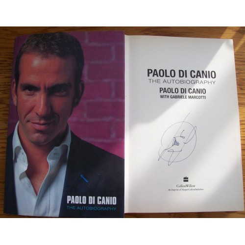 Paolo Di Canio Signed THE AUTOBIOGRAPHY Hardback Book