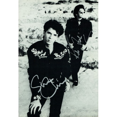 Climie Fisher Dual Signed 8x12 inch Autograph Photo-card