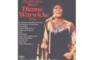 Dionne Warwick Signed Greatest Hits LP-Cover 