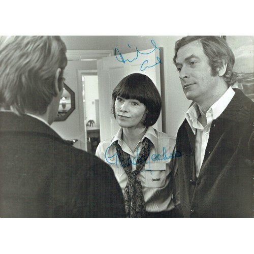 Michael Caine & Glenda Jackson Dual Signed 'THE ROMANTIC ENGLISH WOMAN' 10 x 7 Photograph