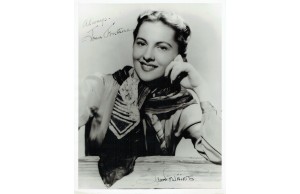 Joan Fontaine Signed 8x10 Promotional Photograph