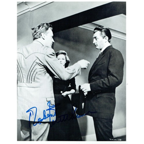 Robert Mitchum Signed 8x10 Film THE LUSTY MEN Photograph