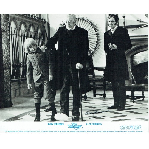 Alec Guinness Signed LITTLE LORD FAUNTLEROY Film 10 x 8 Photograph