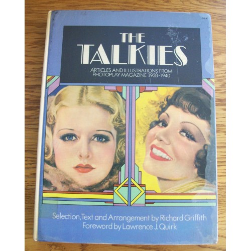Claudette Colbert Signed 'THE TALKIES' 1971 Hardback Book