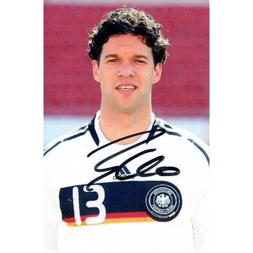 Michael Ballack Signed Germany Football 6x4 Inch Photograph