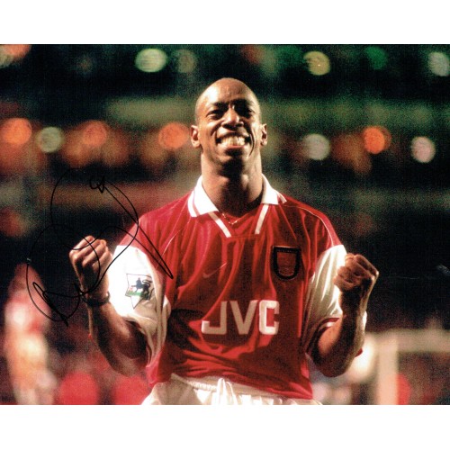 Ian Wright Signed 8x10 Arsenal Photograph