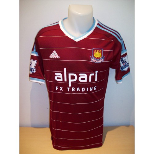 Mark Noble Match Worn West Ham United 2014/15 Season Home Shirt