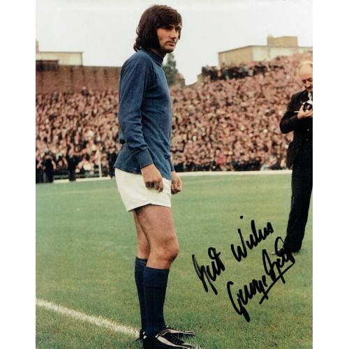 George Best Signed Manchester United 8x10 Photograph