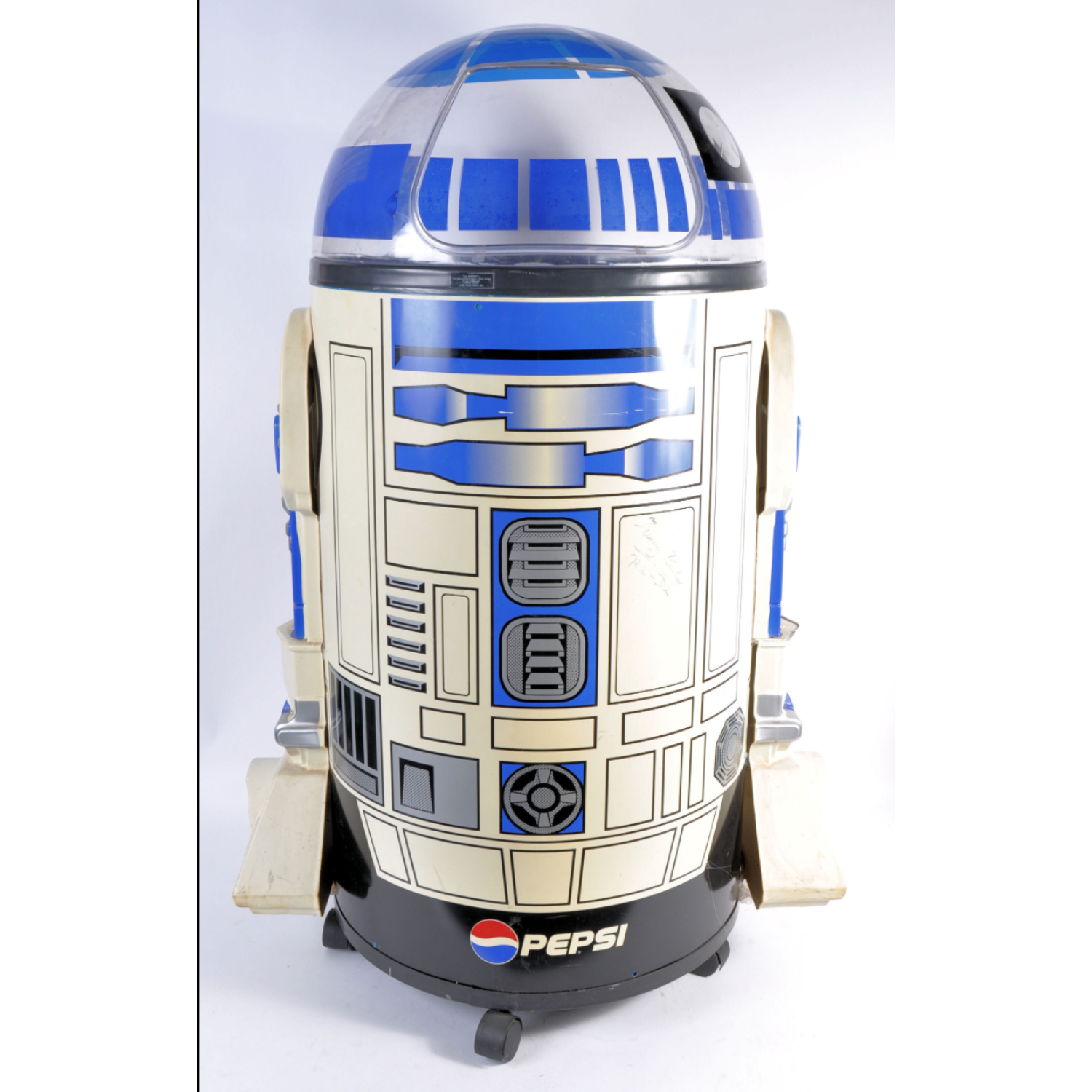 Pepsi R2 D2 R2-D2 Star Wars Pepsi Drinks Cooler Signed by Kenny Baker 26835
