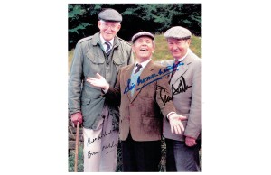 Last of the Summer Wine Photo Multi Signed By Norman Wisdom, Peter Sallis and Brian Wilde