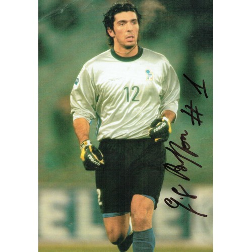 Gianluigi Buffon Signed 12x8 Photo Italy Football goalkeeper Magazine Page