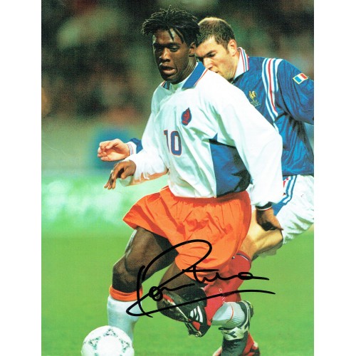 Clarence Seedorf Netherlands Signed 12x8 Holland Football Magazine Page
