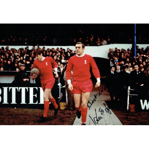 Ian St John Signed12x8 Liverpool Football Photograph