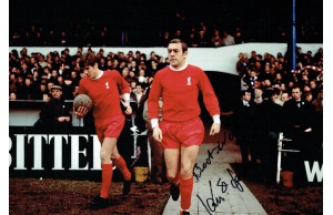 Ian St John Signed12x8 Liverpool Football Photograph