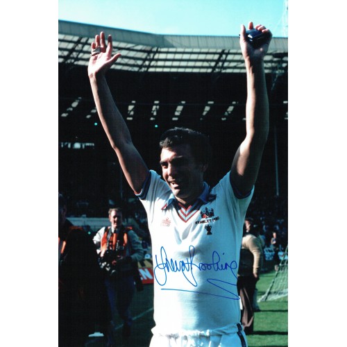 Trevor Brooking Signed West Ham 1980 FA Cup Winning 12 x 8 inch Football Photograph
