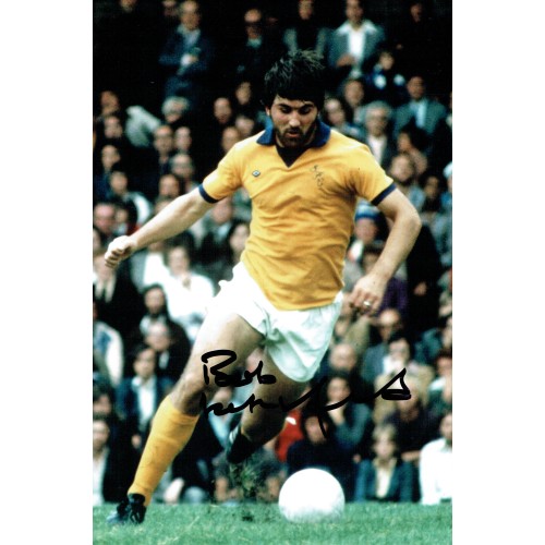 Bob Latchford Everton Signed 12 x 8 inch Football Photograph