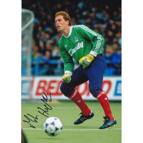 Mike Hooper signed Liverpool 8x12 Photo