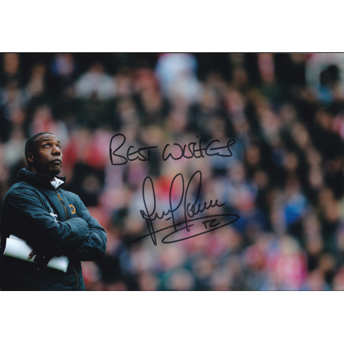 Terry Connor signed Wolves 8x12 Photo