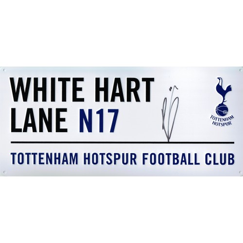 Harry Kane Signed  White Hart Lane N17 Tottenham Hotspur Football Street Sign