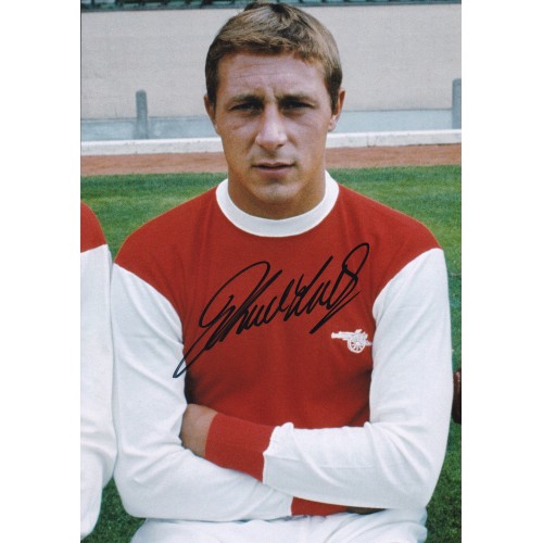 John Radford signed Arsenal 8x12 Photo