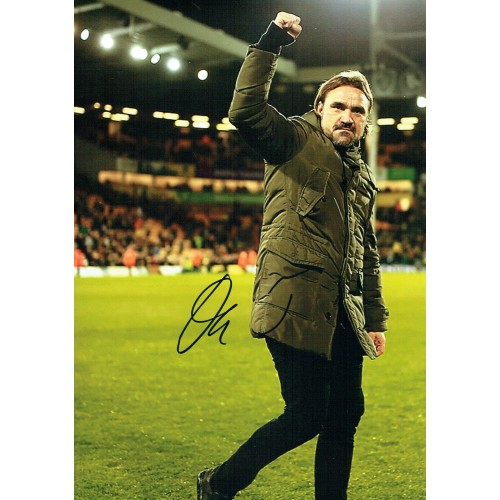 Daniel Farke Signed Norwich City 8x12 Football Photograph