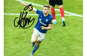 Jonjoe Kenny Signed Schalke German Bundesliga 8x 12 Inch Football Photograph