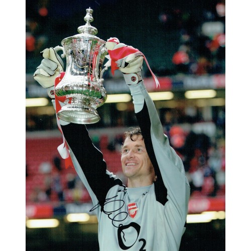 Jens Lehmann Signed 8x10 Arsenal Photograph