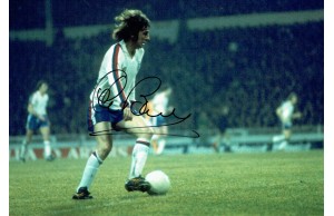 Stan Bowles Signed 8x12 England Photograph