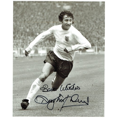 Roy McFarland Signed 10 x 8 Inch  England Photograph 