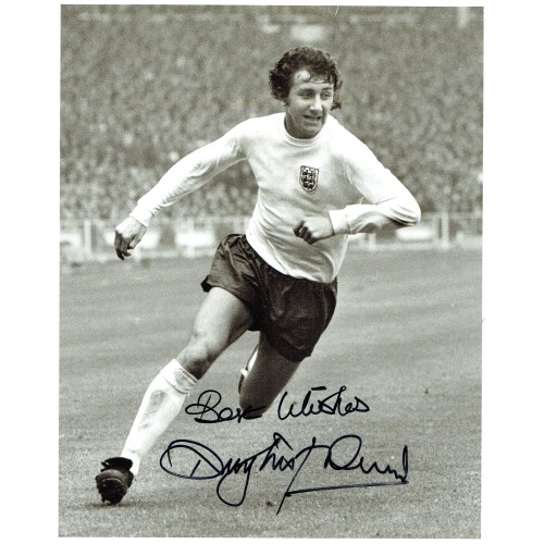 Roy McFarland Signed 10 x 8 Inch England Photograph