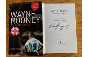 Wayne Rooney Signed My Story So Far Hardback book. 