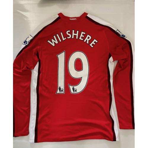 Jack Wilshere Arsenal Match Worn 2009/10 Season Home Football Shirt